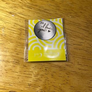 Origami Owl Silver PS I Love You Large Plate